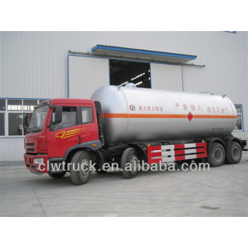 FAW 34.5m3 lpg truck trankers,8x4 lpg tank truck